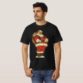 サンタビクトリアンクロースのおもちゃつき Tシャツ (正面フル)