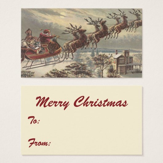 サンタビクトリアンクロースのヴィンテージクリスマス (正面&裏面)