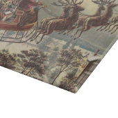 サンタビクトリアンクロースのヴィンテージクリスマス カッティングボード (角)