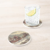 サンタビクトリアンクロースのヴィンテージクリスマス コースター (側面)