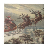 サンタビクトリアンクロースのヴィンテージクリスマス タイル (正面)