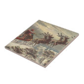 サンタビクトリアンクロースのヴィンテージクリスマス タイル (側面)