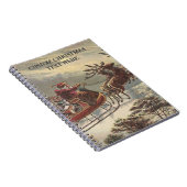 サンタビクトリアンクロースのヴィンテージクリスマス ノートブック (右側)