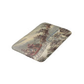 サンタビクトリアンクロースのヴィンテージクリスマス バスマット (アングル)