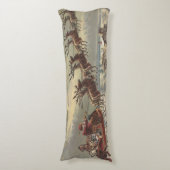 サンタビクトリアンクロースのヴィンテージクリスマス ボディピロー (正面縦)