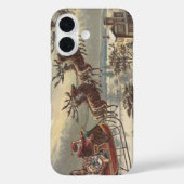 サンタビクトリアンクロースのヴィンテージクリスマス Case-Mate iPhoneケース (裏面)