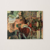 サンタビクトリアンクロースの子供 ジグソーパズル (横)