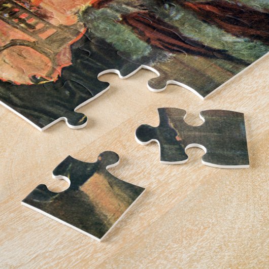 サンタビクトリアンクロースの子供 ジグソーパズル (側面)