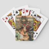 サンタビクトリアンクロースの子供 トランプ (裏面)