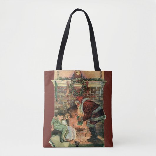 サンタビクトリアンクロースの子供 トートバッグ (正面)