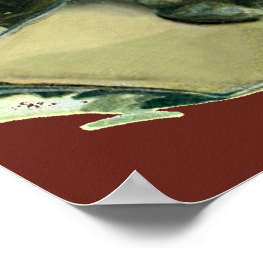 サンタビクトリアンクロースの子供 ポスター (角)