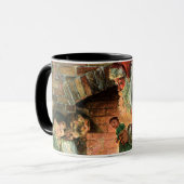 サンタビクトリアンクロースの子供 マグカップ (正面左)