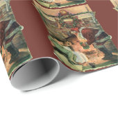 サンタビクトリアンクロースの子供 ラッピングペーパー (ロールコーナー)