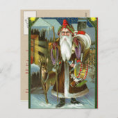 サンタビクトリアンクロースはがき シーズンポストカード (正面/裏面)