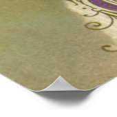 サンタビクトリアンクロースポートレート ポスター (角)