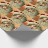 サンタビクトリアンクロースポートレート ラッピングペーパー (角)