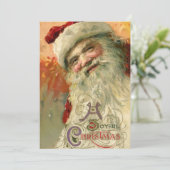 サンタビクトリアンクロースポートレート 招待状 (スタンド正面)