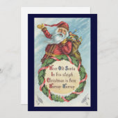 サンタビクトリアンクロースリース シーズンカード (正面/裏面)