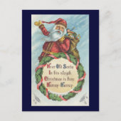 サンタビクトリアンクロースリース シーズンポストカード (正面)