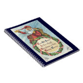 サンタビクトリアンクロースリース ノートブック (右側)