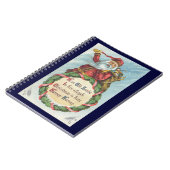 サンタビクトリアンクロースリース ノートブック (左側)