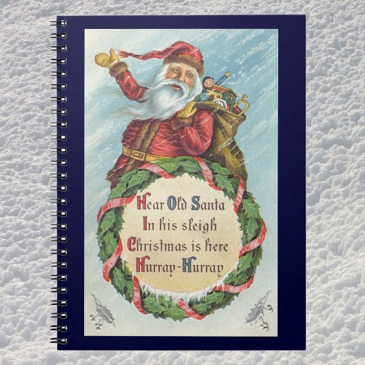 サンタビクトリアンクロースリース ノートブック