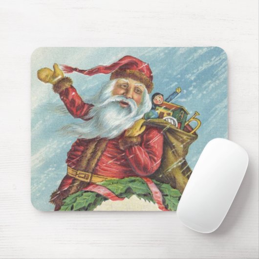 サンタビクトリアンクロースリース マウスパッド (マウス)