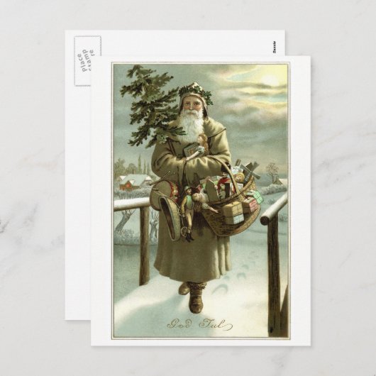 サンタビクトリアンクロース神ジュル シーズンポストカード (正面/裏面)