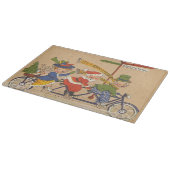 サンタビクトリアンクロース自転車 カッティングボード (角)