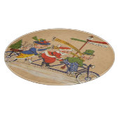 サンタビクトリアンクロース自転車 カッティングボード (角)