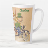 サンタビクトリアンクロース自転車 カフェラテマグ (右)