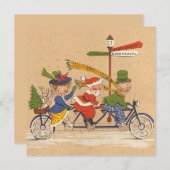 サンタビクトリアンクロース自転車 シーズンカード (正面/裏面)