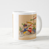サンタビクトリアンクロース自転車 ジャンボコーヒーマグカップ (正面右)