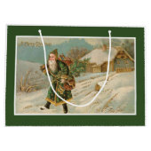 サンタビクトリアンクロース ラージペーパーバッグ (裏面)