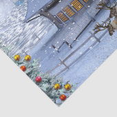 サンタビジットクリスマスデコページティッシュペーパー 薄葉紙 (詳細)