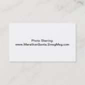 サンタビジネスカード（マラソン） 名刺 (裏面)