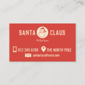 サンタビジネスカード 名刺 (正面)