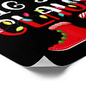 サンタビッグシスクロース小妖精や小人マッチングファミリーグループChri ポスター (角)