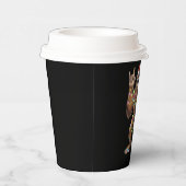 サンタビッグフットのクリスマスライトロックおもしろい 紙コップ (右)