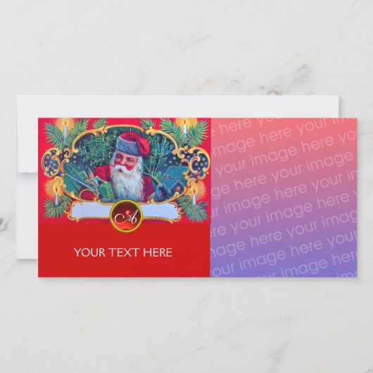サンタビンテージクリスマス シーズンカード (正面)