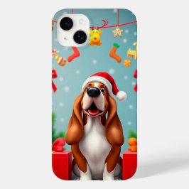 🎄 サンタビーグルチャーム ✨ かわいいクリスマスの犬 Case-Mate iPhone 14 PLUSケース