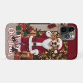サンタビーグル メリークリスマス - ビーグル クリスマス 犬 Case-Mate iPhoneケース (裏面(横))