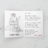 サンタビーチトロピカルクリスマスバケーション シーズンカード (内部)