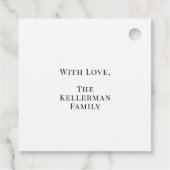 サンタビーチメリークリスマス フェイバータグ (裏面)