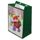 サンタビートル抱き枕 ミディアムペーパーバッグ (正面アングル)