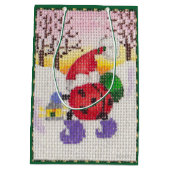 サンタビートル抱き枕 ミディアムペーパーバッグ (裏面)