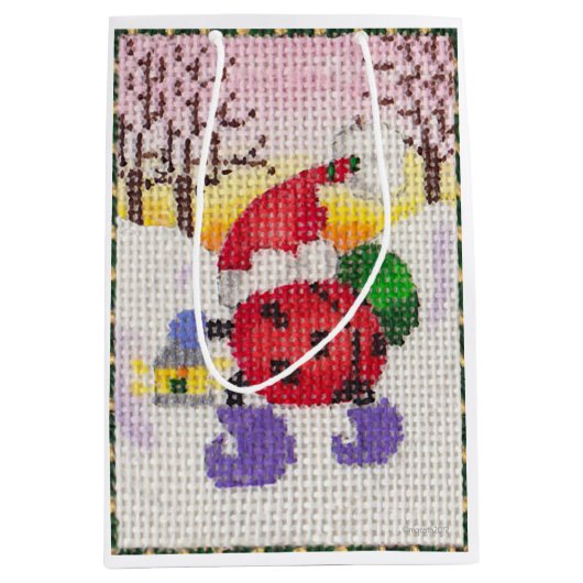 サンタビートル抱き枕 ミディアムペーパーバッグ (正面)