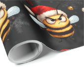 サンタビー怒はクリスマスが楽しくないおもしろい ラッピングペーパー (ロールコーナー)