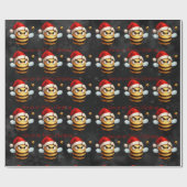 サンタビー怒はクリスマスが楽しくないおもしろい ラッピングペーパー (フラット)