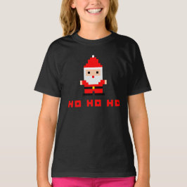 サンタピクセルアート4 Tシャツ